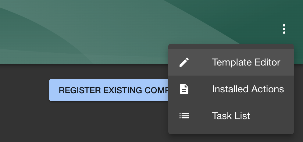 Context menu