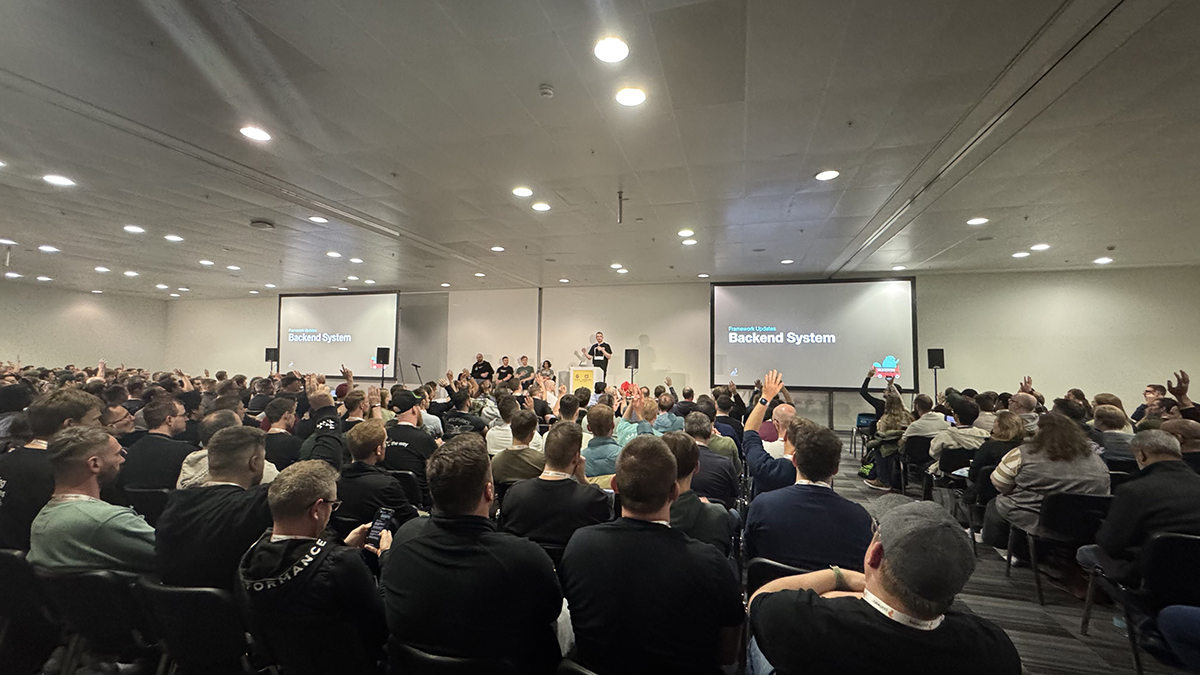 The Backstage core maintainers packed the room with people and insights